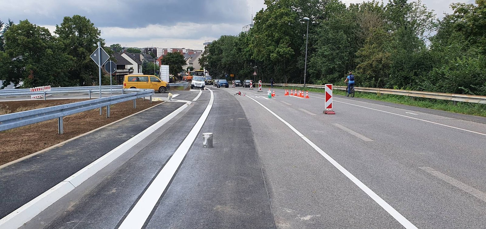 Leitlinien und Baustellensicherung