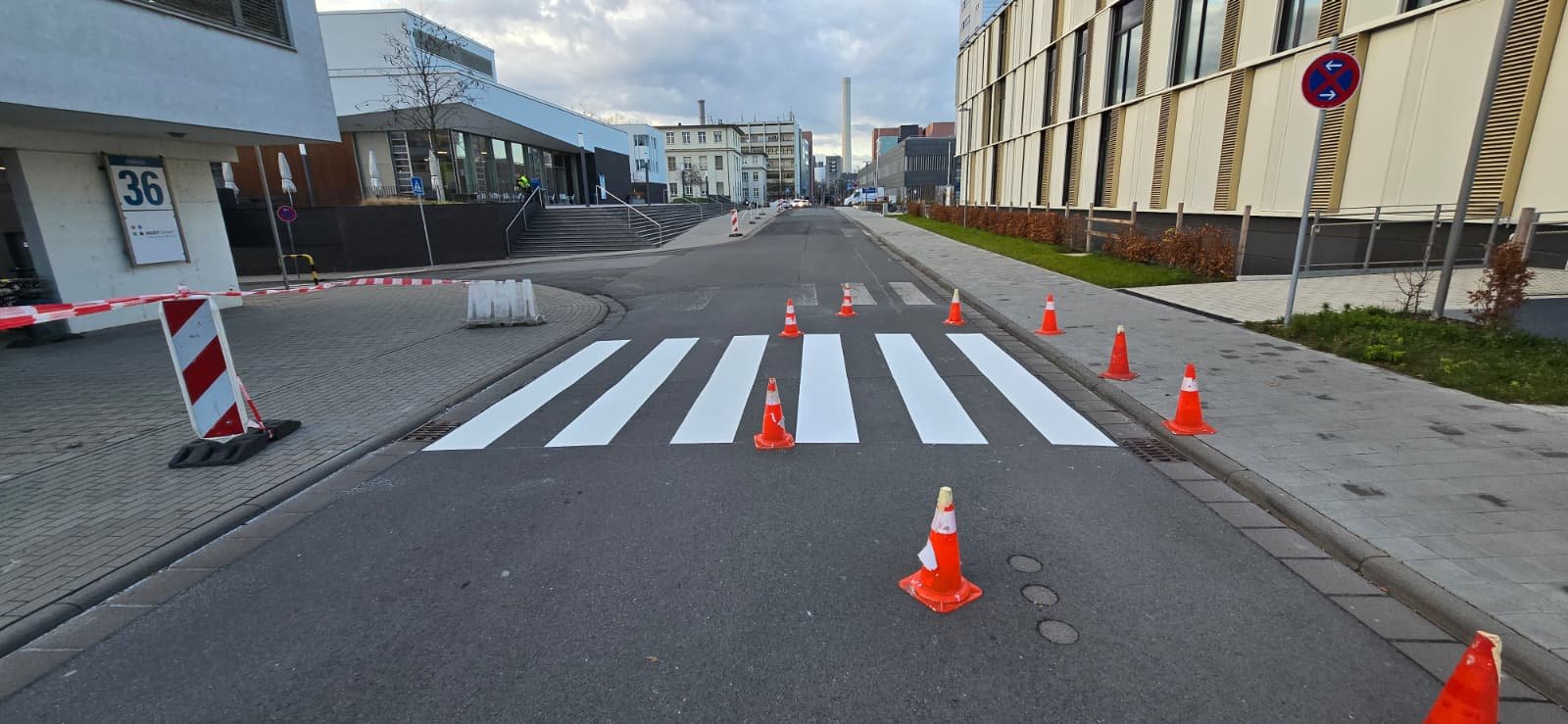 Fahrbahn- und Straßenmarkierung – Projektbild 10