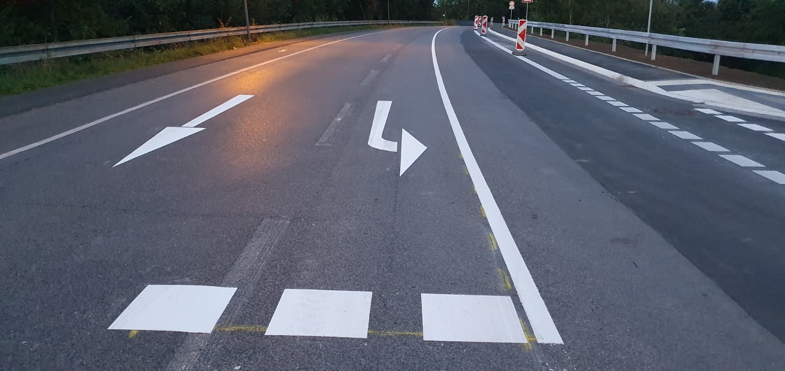 Fahrbahn- und Straßenmarkierung – Projektbild 13
