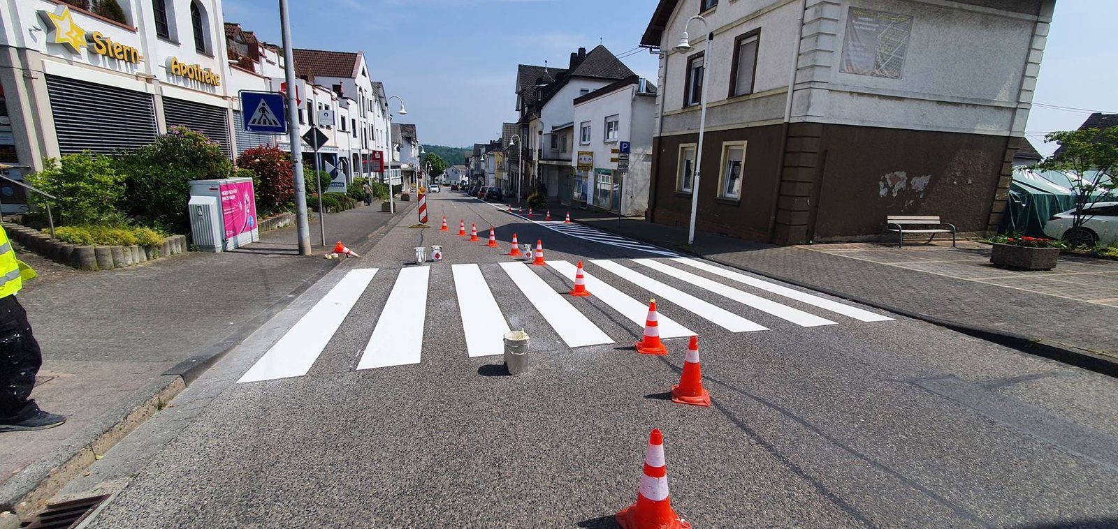 Zebrastreifen und Querungsstellen