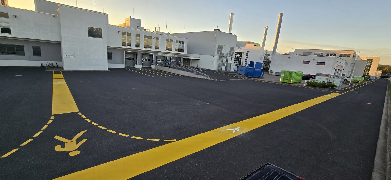 Hallen- und Werksmarkierung – Projektbild 01