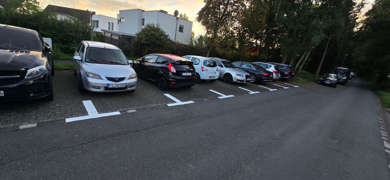 Parkplatzmarkierung – Projektbild 01