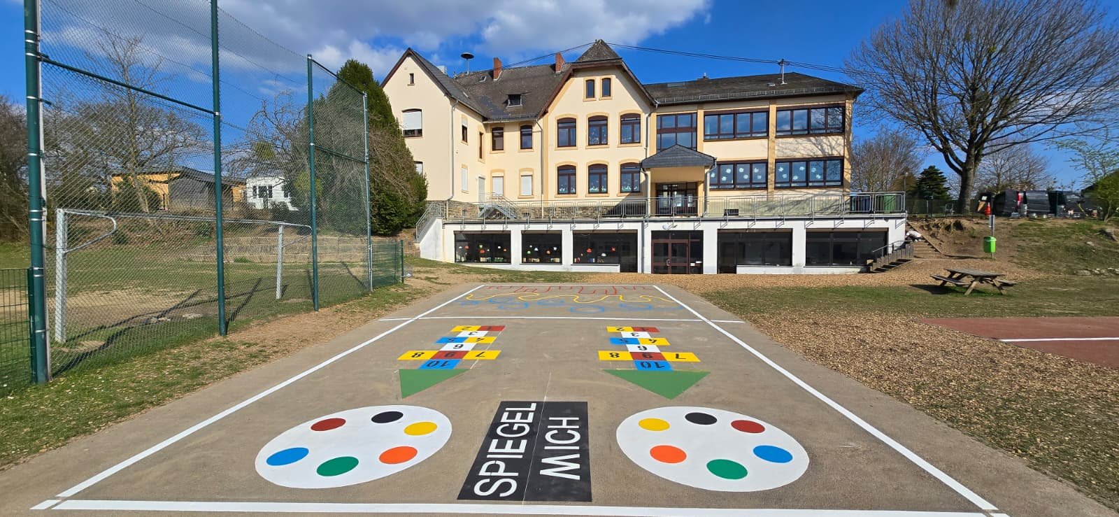 Schulhof- und Spielfeldmarkierung – Projektbild 03
